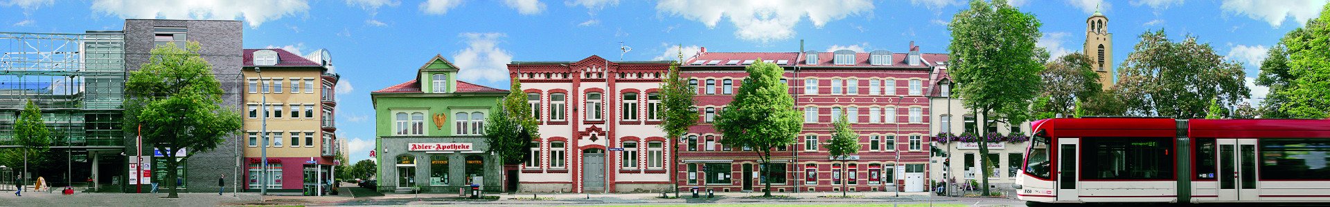 Erfurt Nord - Magdeburger Allee - Die längste Einkaufsstrasse in Erfurt / Thüringen